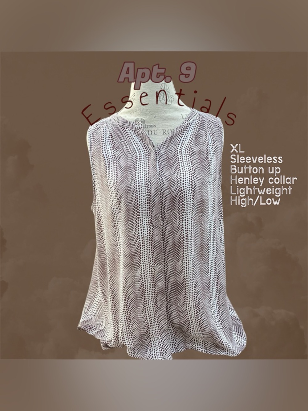Apt 9. Essentials Blouse XL